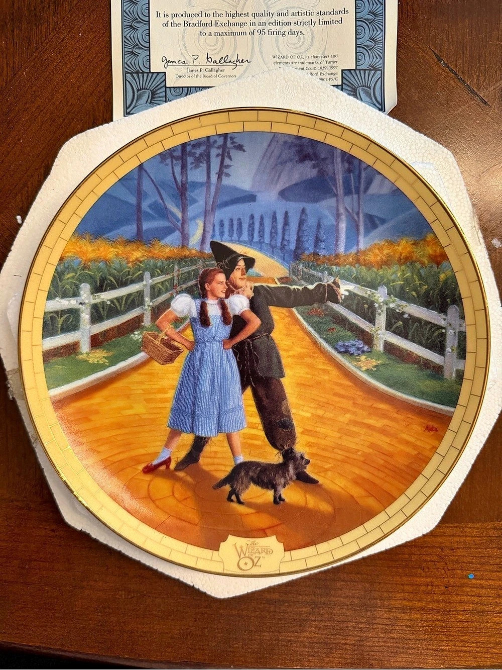 The Bradford Exchange It's Pleasant Down That Way Collectible Plate